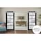 Sartodoors Double Barn Interior Door, 60" x 84", Black QUADRO4002DB-S-BLK-6084 - alternate 3