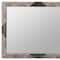 Homeroots 28" Gray Framed Accent Mirror 485022 - alternate 3