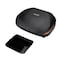 Brentwood Industries 2-Serving Non-Stick 750w Indoor Electric Copper Grill and Panini Press in Black TS-606BK - alternate 3