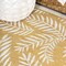 Jonathan Y Nevis Palm Frond Yellow/Cream 5 ft Square Indoor/Outdoor Area Rug SMB119C-5SQ - alternate 5