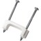 Gardner Bender Cable Staple, 12 in W Crown, 114 in L Leg, PlasticPolyethylene PS-50 - alternate 1
