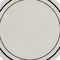 Homeroots 8' Ivory And Black Round Indoor Outdoor Area Rug 545534 - alternate 4