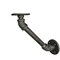 Ironwerks Designs Black Malleable Iron  Shelf Bracket (Hardware Only), 2PK XV-P4U8-9AIB - alternate 2