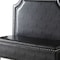 Homeroots 54" Espresso Faux Leather Settee With Chocolate Legs 285684 - alternate 2