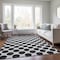 Homeroots 3' X 5' Black And Ivory Polka Dot Washable Indoor Outdoor Area Rug 614869 - alternate 3
