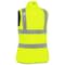 Bisley ANSI Type R Class 2 Women's Contoured Reversible Puffer Vest 332W0330H-YEL/L - alternate 2