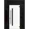 Vdomdoors Front Exterior Prehung Steel Door Ronex0144 Grey 2 Sidelight and Transom Window Sidelite Entry RONEX0144EXD-GRE-W14+36+14 X H80+16-LH-I - alternate 1
