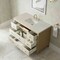 James Martin Vanities Celeste 48" Single Vanity, Sunwashed Oak with Embossed Shagreen, w/ 3 CM Siberian Silestone Top D604-V48-SHG-3SFR - alternate 3