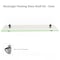 Fab Glass And Mirror Bathroom Shelf 4-3/4in x 27in- 3/8in Thick Tempered Glass Shelf with 2 Free Chrome Brackets an GS-434x27CLR - alternate 1
