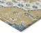 Homeroots 3' X 5' Gold Ivory And Blue Oriental Washable Indoor Outdoor Area Rug 596626 - alternate 4