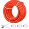 Vevor 1/2in x 300ft feet Pex Tubing Oxygen Barrier O2 EVOH Pex-B Red Radiant Floor Heat P131-7-300R - alternate 1