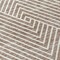 Homeroots 5' X 8' Taupe And Ivory Geometric Washable Indoor Outdoor Area Rug 612149 - alternate 3
