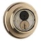 Kwikset 816 Series Polished Brass Single Cylinder Key Control Deadbolt Featuring SmartKey Security 816 3 SMT RCAL RCS KC IN BOX - alternate 5