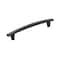 Amerock Willow 6-5/16 inch (160mm) Center-to-Center Matte Black Cabinet Pull, 10PK 10VMP37312MB - alternate 1