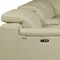 Homeroots Beige Italian Leather Power Reclining U Shaped Eight Piece Corner Sectional With Console 476596 - alternate 4