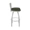 Holland Bar Stool Co Revelle 36in Swivel Extra Tall Bar Stool, Anodized Nickel Finish, Medium Back and Canter Pine Seat 881 - alternate 4