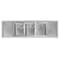 Koolmore Underbar Sink, Stainless Steel, 62.8 in W x 17.9 in L x 21.3 in H SBR3B60-LR-320 - alternate 3