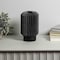 Jonathan Y Banks 8.5" Modern Minimalist Paper Pleated Column Accent LED Table Lamp, Black JYL9102A - alternate 4