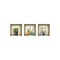 Homeroots Set of Three Joy Faux Niche 3D Peel and Stick Wall Decals, 3PK 565412 - alternate 2