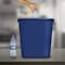 Acrimet Wastebasket, Deskside Bin, 6.75 Gallon/ 27 Quart/ 24 Liter (Plastic) (Blue Color), 4PK 577.4 - alternate 2