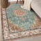 World Rug Gallery Traditional Oriental Medallion Washable Non Slip Area Rug 3 ft x 5 ft Multi WR84MULTI3X5 - alternate 1