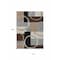 Homeroots 10' X 14' Pewter Gray And Black Geometric Washable Indoor Outdoor Area Rug 612592 - alternate 6