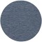 Homeroots 8' Navy Blue And Ivory Round Geometric Indoor Outdoor Area Rug 552322 - alternate 1