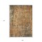 Homeroots 9' X 12' Copper And Brown Abstract Washable Indoor Outdoor Area Rug 606054 - alternate 2