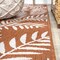 Jonathan Y Nevis Palm Frond Orange/Cream 3 ft. x 5 ft. Indoor/Outdoor Area Rug SMB119E-3 - alternate 3