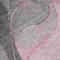 Homeroots 8' Pink Gray And Silver Round Abstract Washable Indoor Outdoor Area Rug 616762 - alternate 4