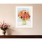 Homeroots Vases with Flowers 1 White Framed Print Wall Art 408150 - alternate 2
