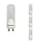 Bulbrite 50W Dimmable Halogen DJD Bulbs, Frost Glass, Twist & Lock Bi-Pin GU10 Base, 650lu , 4PK 862794 - alternate 1