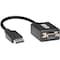 Eaton Tripp Lite Series DisplayPort to VGA Active Adapter Video Converter M/F, 6-in. 15.24 cm, 50, Adapter P134-06N-VGA-BP - alternate 1