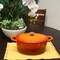 Crock-Pot Crock Pot Artisan 7 Quart Enameled Cast Iron Oval Dutch Oven in Sunset Orange 109474.02 - alternate 1