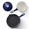 Megachef 7 Piece Enameled Cast Iron Cookware Set in Blue 750124531M - alternate 2