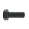 Zoro Select Not Graded, 1/2"-13 Hex Head Cap Screw, Black Oxide Stainless Steel, 1-1/4 in L, 10 PK 31-BLH-50C-125 - alternate 3