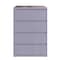 Hirsh 36 in W 4 Drawer Lateral File Cabinet, Arctic Silver, A4/Legal/Letter 23746 - alternate 2
