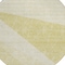 Homeroots 8' Wheat Gold And Ivory Round Geometric Washable Indoor Outdoor Area Rug 582502 - alternate 5