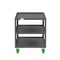 Valley Craft Utility Cart, Steel, 2000 lb Load Capacity, 53 in L, 30 in W F89176GYPY - alternate 5