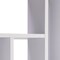 Homeroots 71" White Wood Nine Tier Geometric Bookcase 630391 - alternate 2