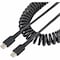 Startech.Com 1M USB C CHARGING COILED CABLE BLACK R2CCC-1M-USB-CABLE - alternate 1