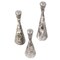 Fabulaxe Marble Resin Candle Holders - Pack of 18 Gray Decorative Taper Candlesticks for Home Decor,  QI004063.GY.6 - alternate 5