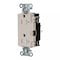 Hubbell Wiring Device-Kellems Straight Blade Receptacle, 5-20R, 20 A, 125V AC, 2 Pole, 3 Wire, Surface Mount, Grounded HBL2162STLATR - alternate 1