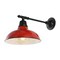 Jonathan Y Wallace 12.25" 1-Light Farmhouse Industrial Indoor/Outdoor Iron LED Victorian Arm Outdoor Sconce, Red JYL7615E - alternate 1