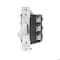 Leviton Manual Motor Switch, 30 A, 3 P, 3 Phase, Toggle, Powerswitch Series, No Enclosure MS303-DSW - alternate 2
