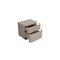 Homeroots 20" Beige Wood Two Drawer Nightstand 719563 - alternate 3