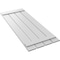 Ekena Millwork True Fit PVC Four Board Spaced Board-n-Batten Shutters, Unfinished , 23W x 59H, PR TFP101SBF23X059UN - alternate 5