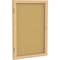 Ghent Enclosed Cork Bulletin Board 24"x18", 1 Door PW12418K - alternate 1