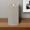 Homeroots 7" Gray Flameless Designer Candle 517683 - alternate 2