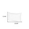 Homeroots 13" X 21" White Lumbar Cotton Throw Pillow Insert 608275 - alternate 5